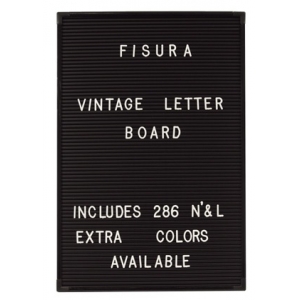 Vintage Letter Board Black
