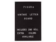 Vintage Letter Board Black