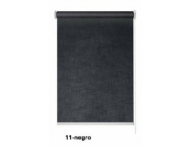 Estores Lisos Tejido Cluny Lino C/11 Negro